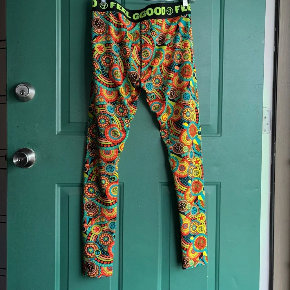 Zumba Love Long Leggings sz Large - Feel Good Dance Good new without tags - Picture 9 of 11